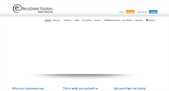 Desktop Screenshot of e-recruitmentsolutions.com